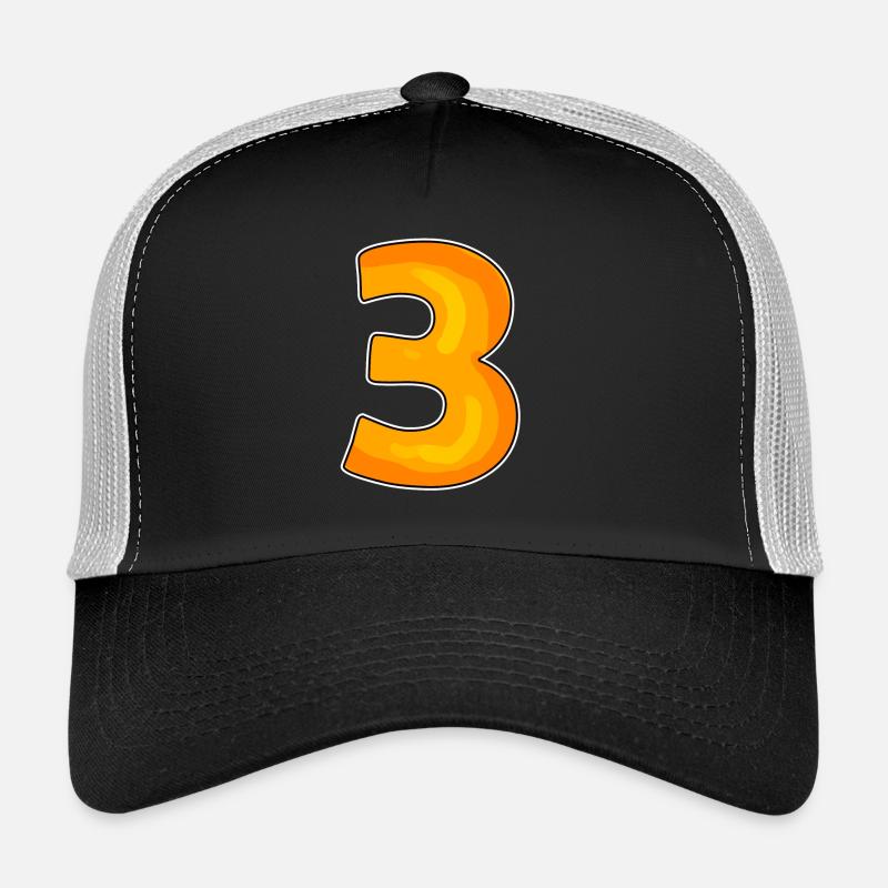 Trois - 3 - Numéro 3 - Numéro 3 Casquette trucker 