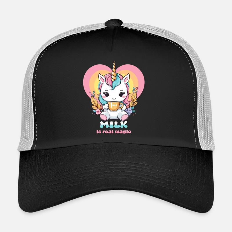 Licorne au lait sucré Casquette trucker 