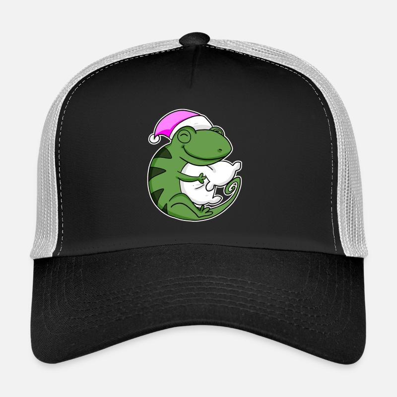 Chamäleon Müde Ausschlafen Trucker Cap