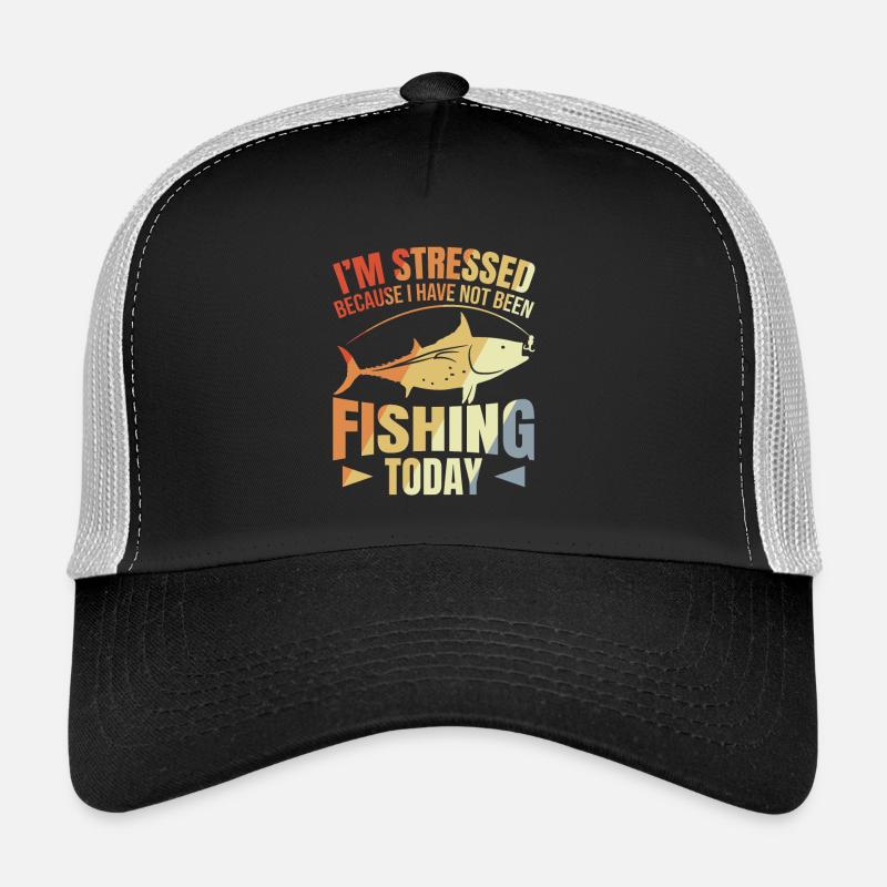Angeln Motivation Spruch Trucker Cap