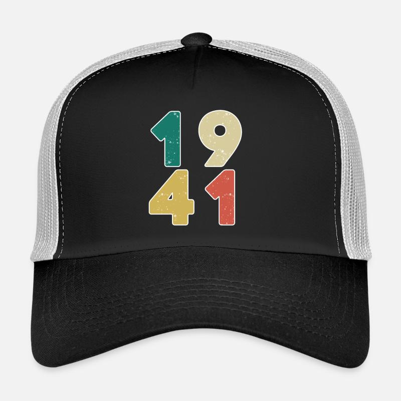 1941 - Né en 1941 - Construit en 1941 Casquette trucker 