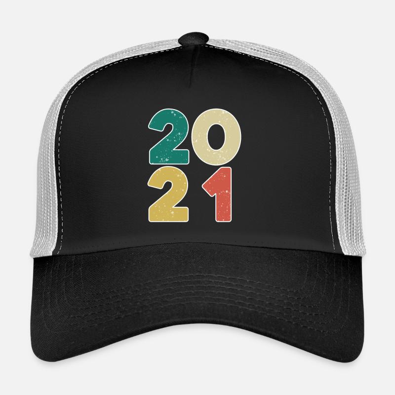 2021 - Year 2021 - Year 2021 - Trucker Cap - black/stone grey