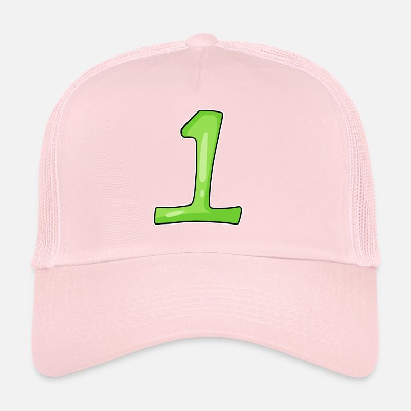 Numéro 1 Vert Casquette trucker 