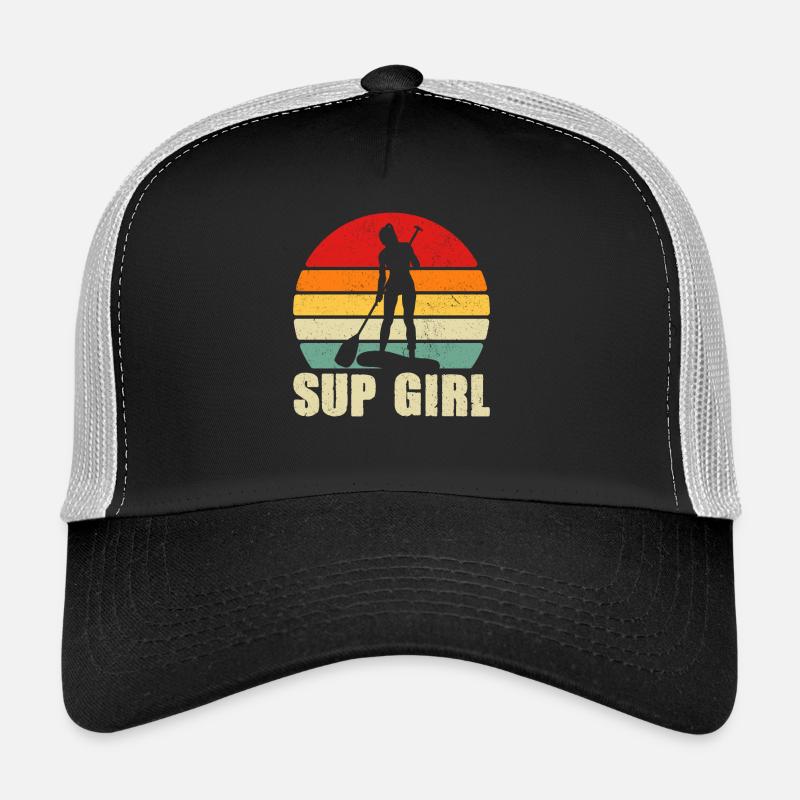Sup Girl Sunset Paddle - Trucker Cap - black/stone grey