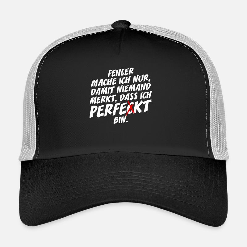 Fehler Mache Ich Nur Perfekt Selbstironie Büro Trucker Cap