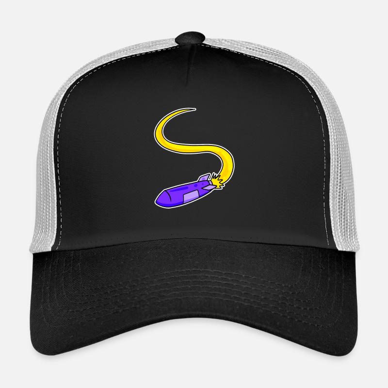 Motif fusée Casquette trucker 
