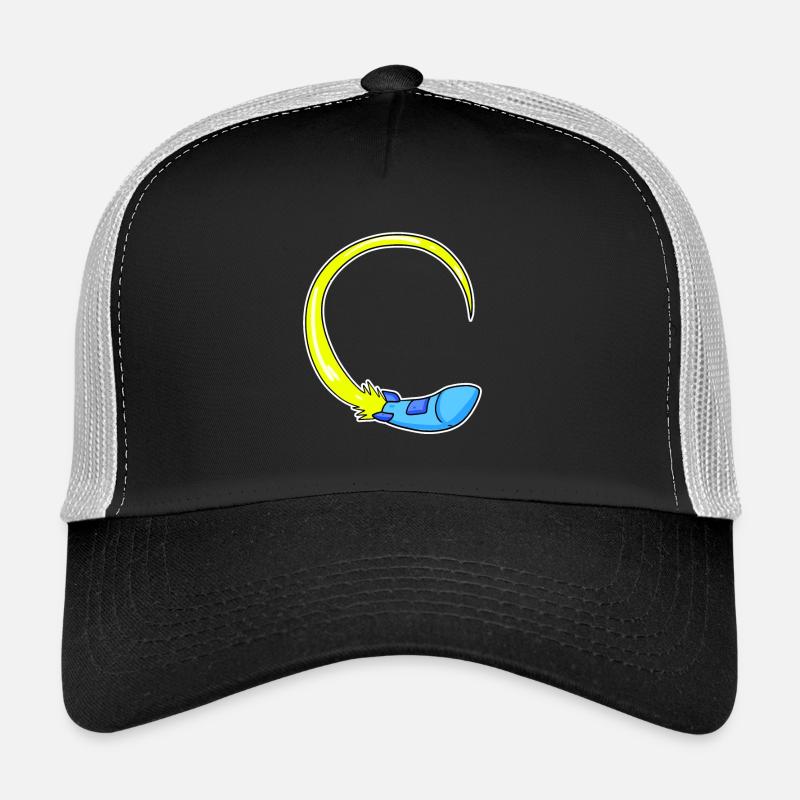 Motif fusée Casquette trucker 