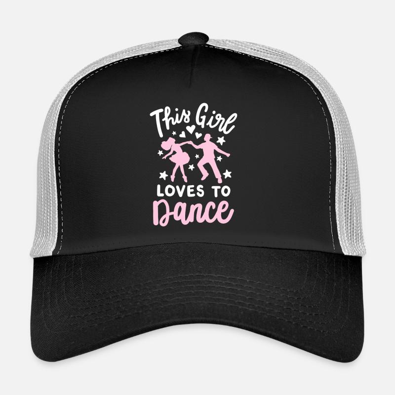 Tanzen Tänzerin - Trucker Cap - Schwarz/Steingrau