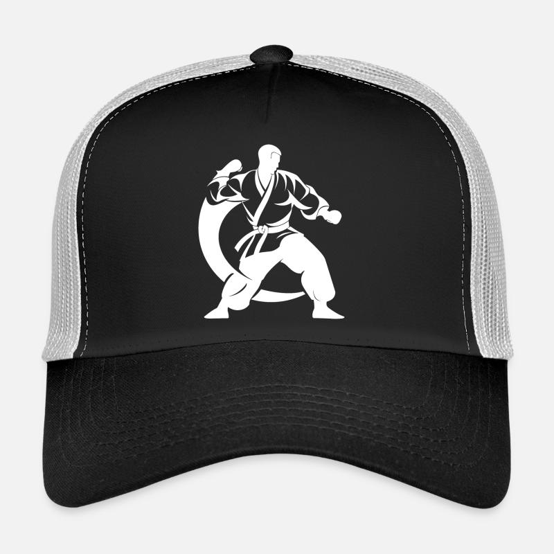 Karateka Drawing Trucker Cap