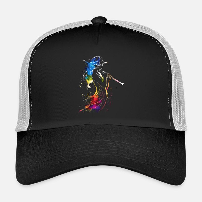 Joueur de flûte Retrowave Casquette trucker 