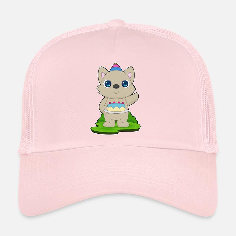 Cat Birthday Cake Trucker Cap