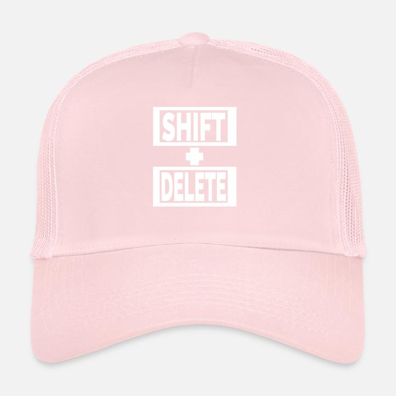 style de vie du clavier SHIFT+DELETE Casquette trucker 