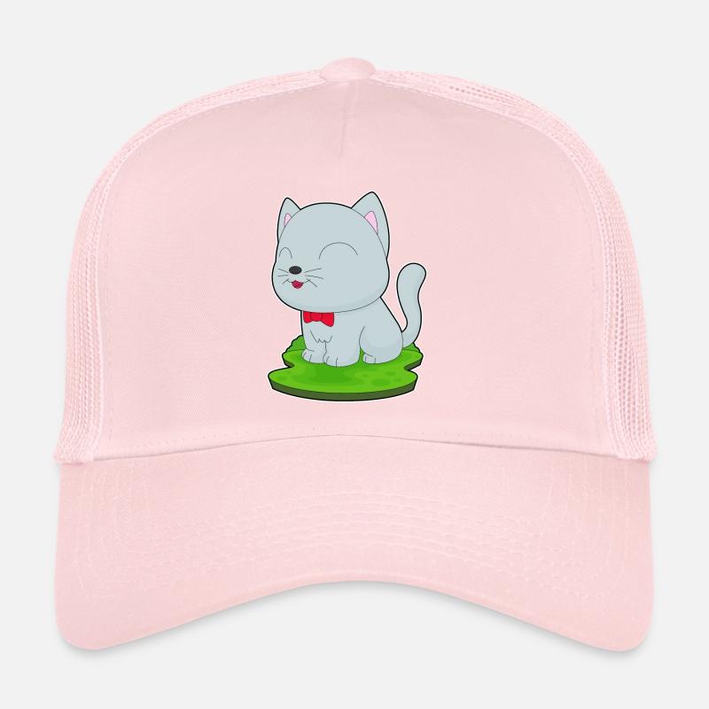Noeud papillon chat Casquette trucker 