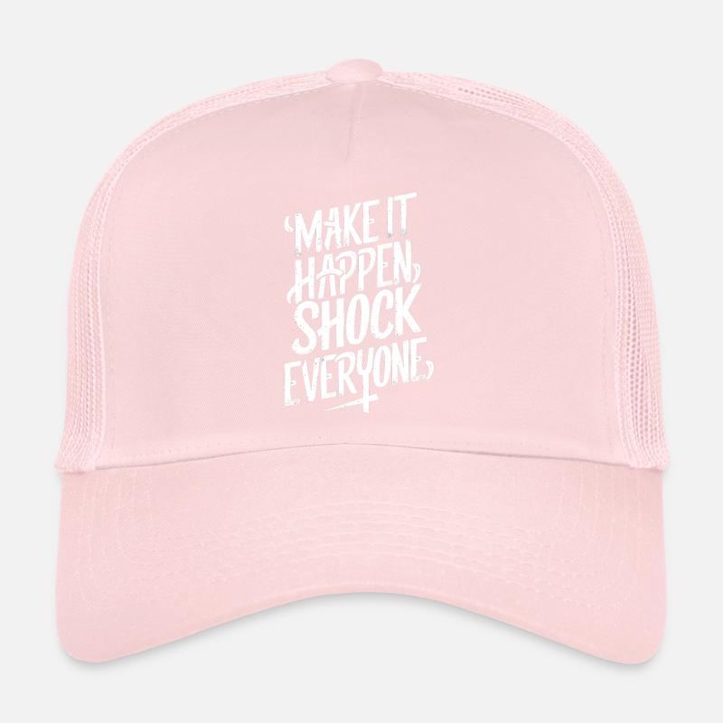 Inspirierendes Motiv mit Statement zur Motivation Trucker Cap