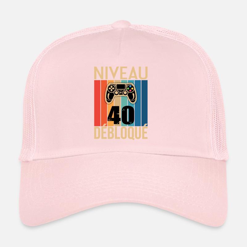 Level 40 Unlocked Trucker Cap