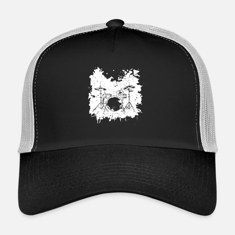 Dessin de batterie Casquette trucker 