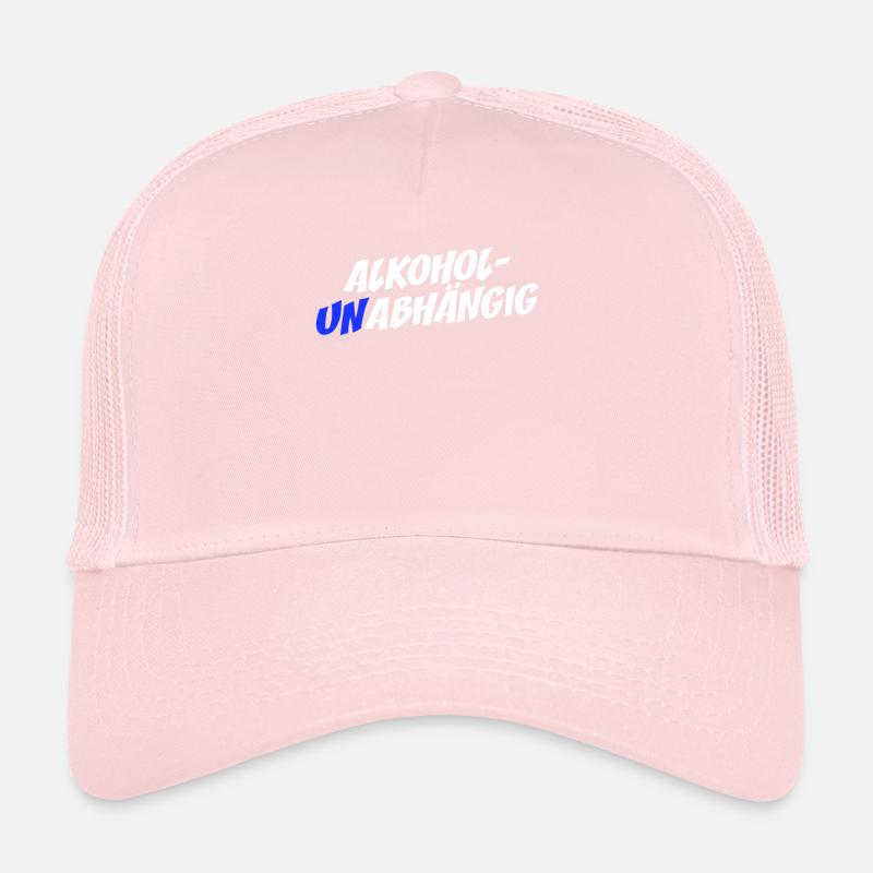 Alcohol-Free Sober Straight Edge Alcohol-Free Trucker Cap