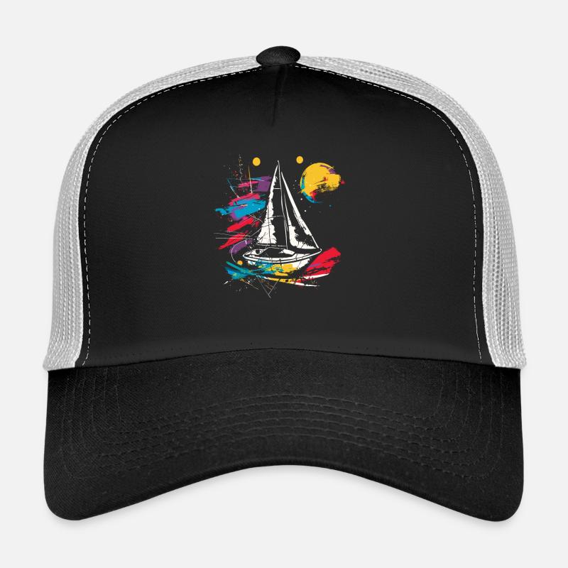 Voile graphique Casquette trucker 