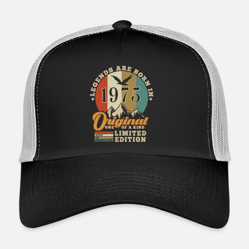 Original 1975 Birthday Gift 1975 Authentic - Trucker Cap - black/stone grey