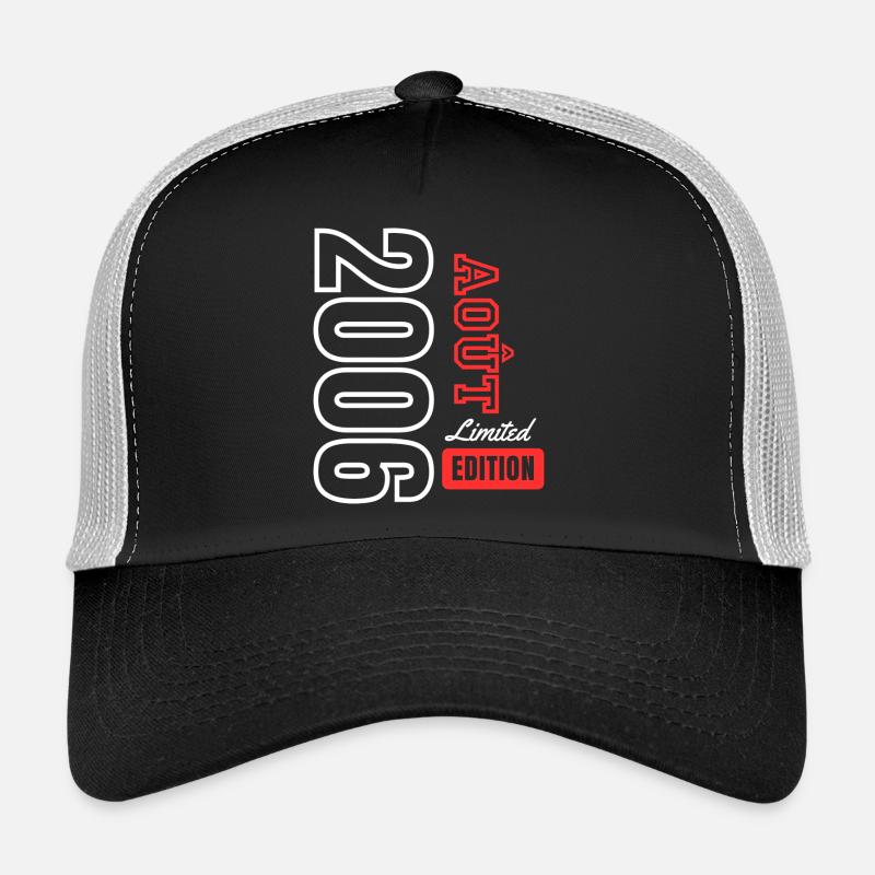 Cadeau d’anniversaire en édition limitée Août 2006 Casquette trucker 