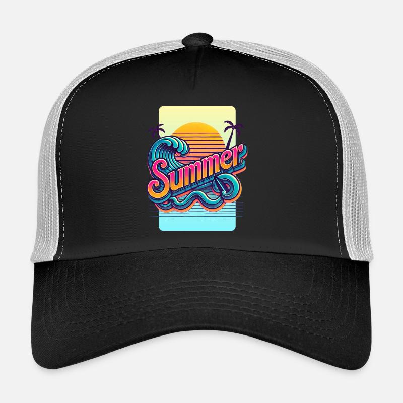 Summer - Trucker Cap - black/stone grey