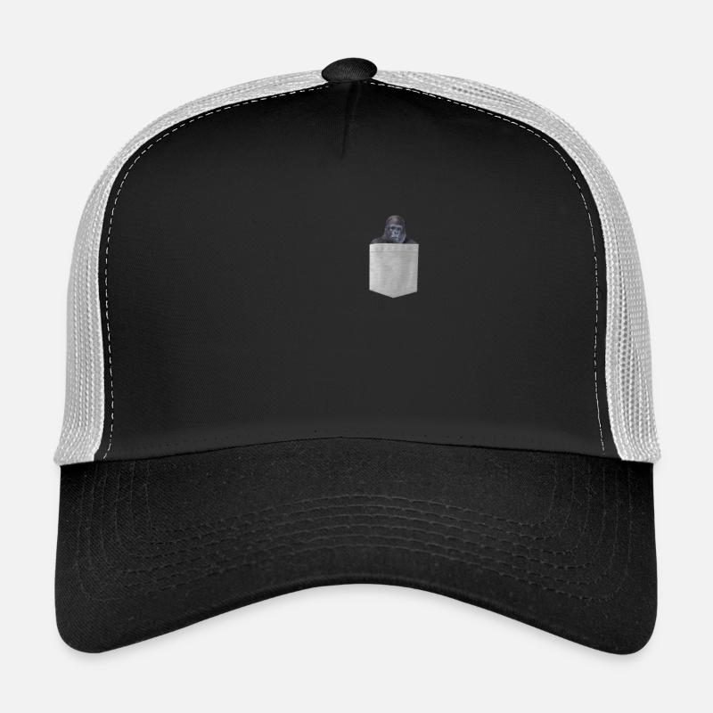 T-shirt Gorille dans votre poche. Drôle de singe écailleuse Casquette trucker 