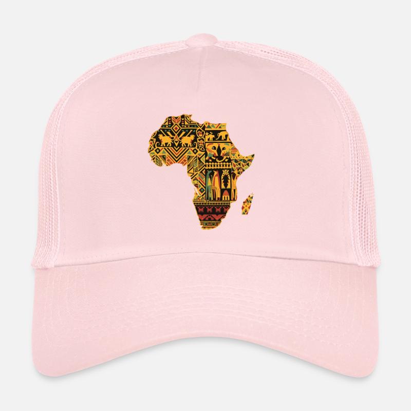 Couleur vive Africaine Casquette trucker 