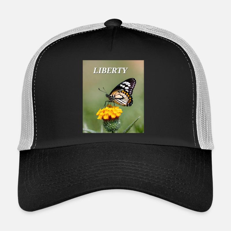 Papillon en fleurs Casquette trucker 