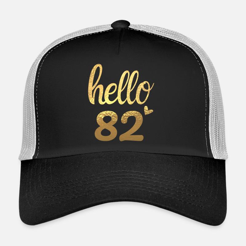 Hello 82 gold Trucker Cap