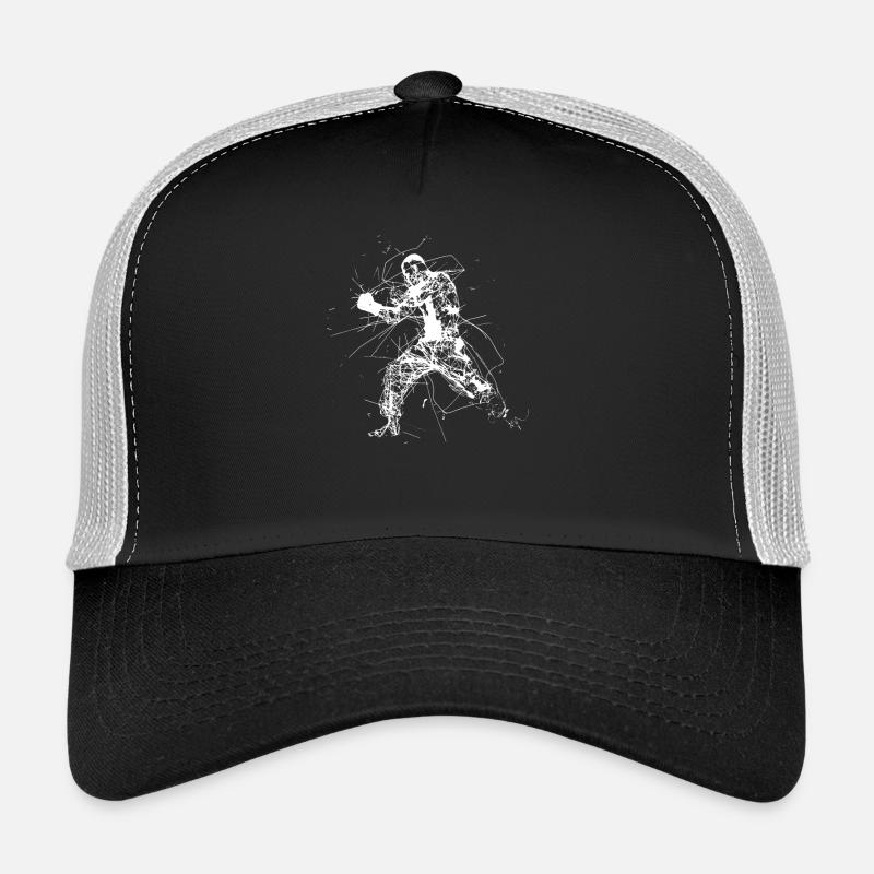 Kickboxing Drawing Trucker Cap