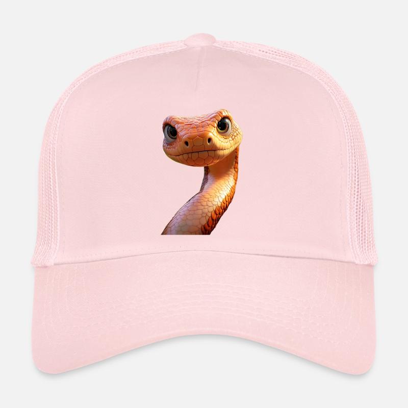 Serpent Python Cobra Mamba Serpent à sonnettes Serpent Casquette trucker 
