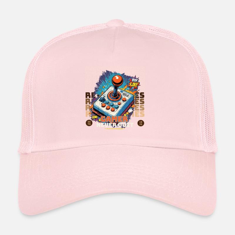 Retro Gamer Joystick / Controller Jeux de console Casquette trucker 
