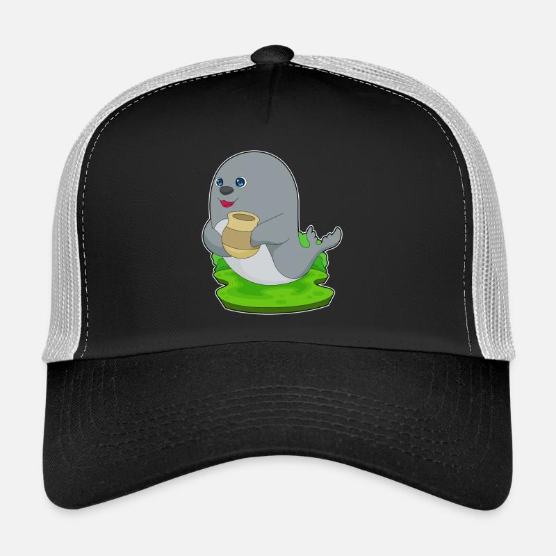 Vase de sceau Casquette trucker 