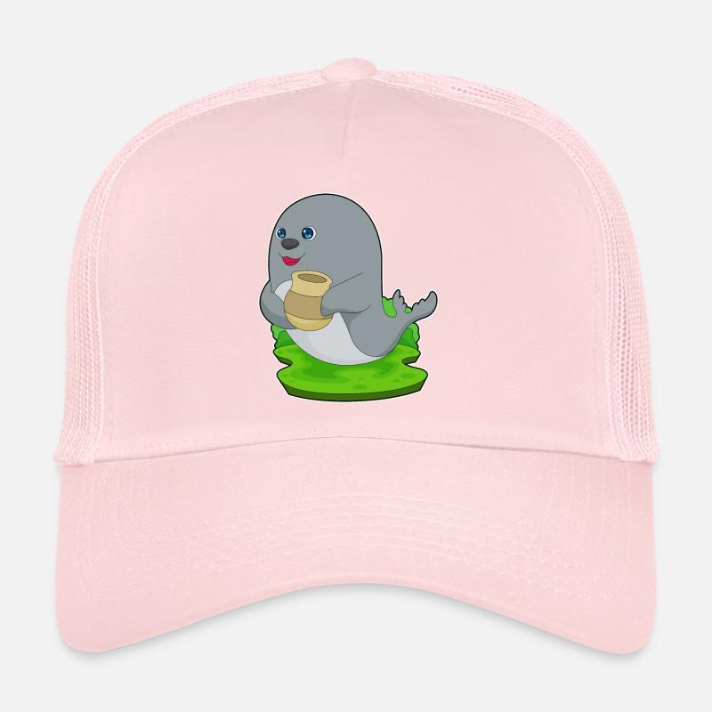 Vase de sceau Casquette trucker 