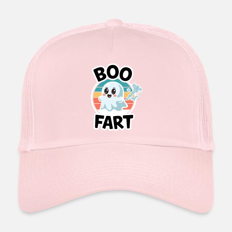 Funny Ghost Farts – Halloween Fun Trucker Cap
