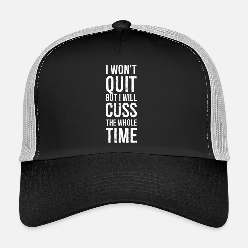 Ich werde nicht aufgeben, aber ich werde fluchen Trucker Cap