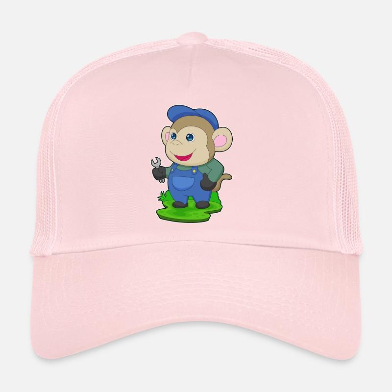 Atelier de Clé à Molette Mécanique Singe Casquette trucker 