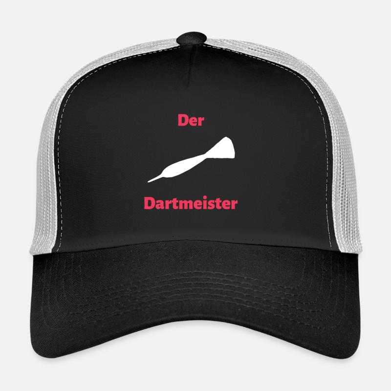 The Darts Master - Trucker Cap - black/stone grey