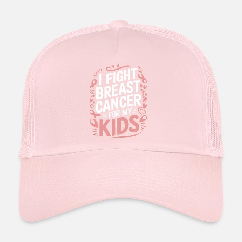 Breast cancer defeated - Malignant tumor Trucker Cap