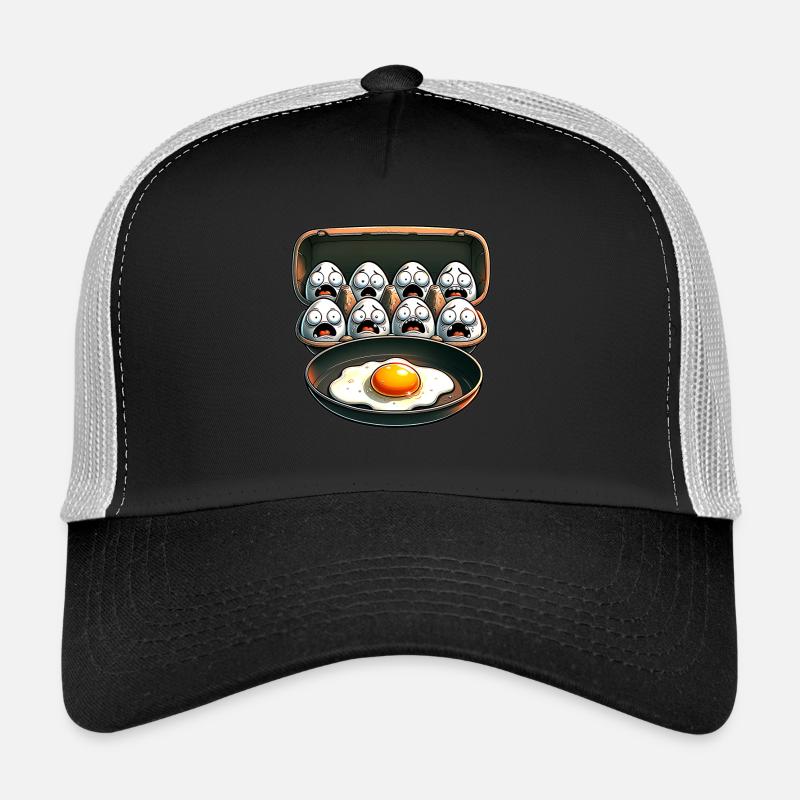 Funny Egg Pun Cool Fried Egg Trucker Cap