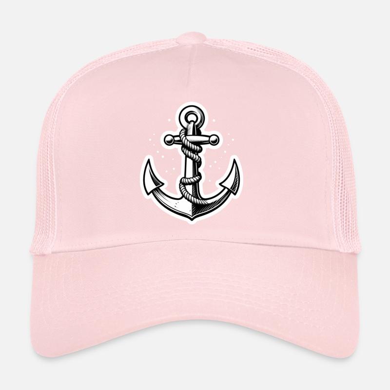 Ancre avec nœuds Casquette trucker 