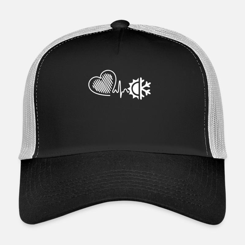 HVAC technician HVAC technician Heartbeat Trucker Cap
