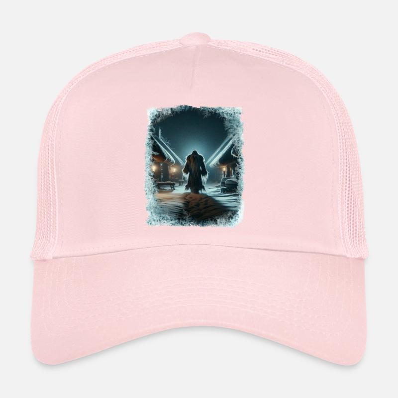 Väterchen Frost spaziert durch das eisige Dorf Trucker Cap