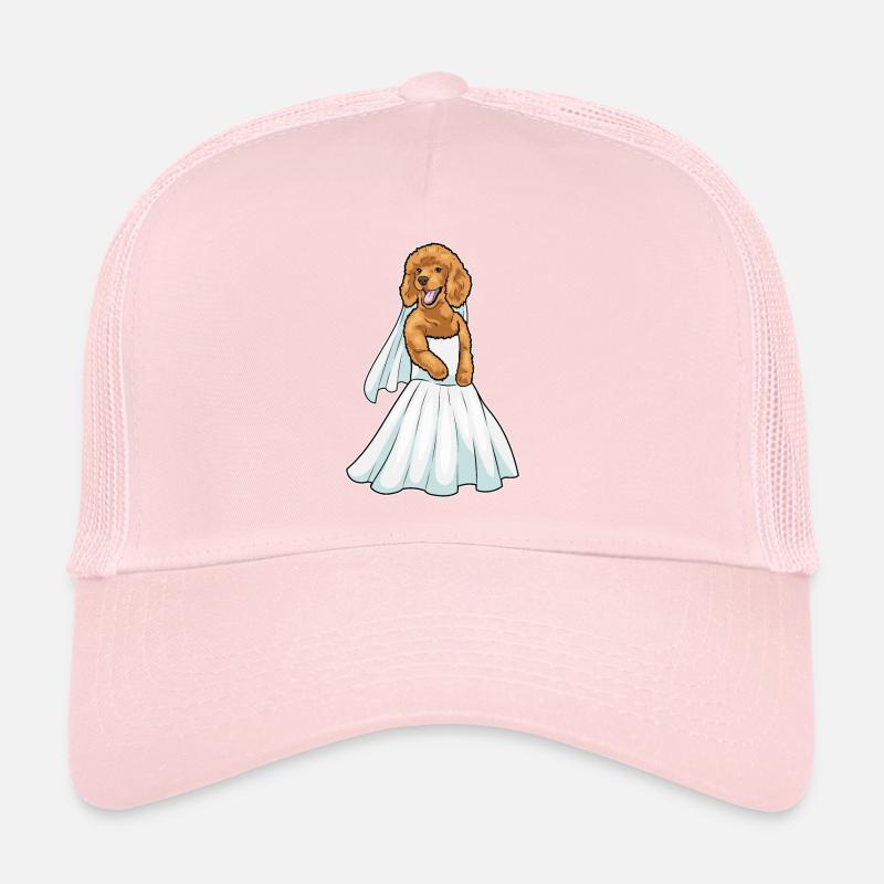 Caniche Robe de mariée Mariage Casquette trucker 