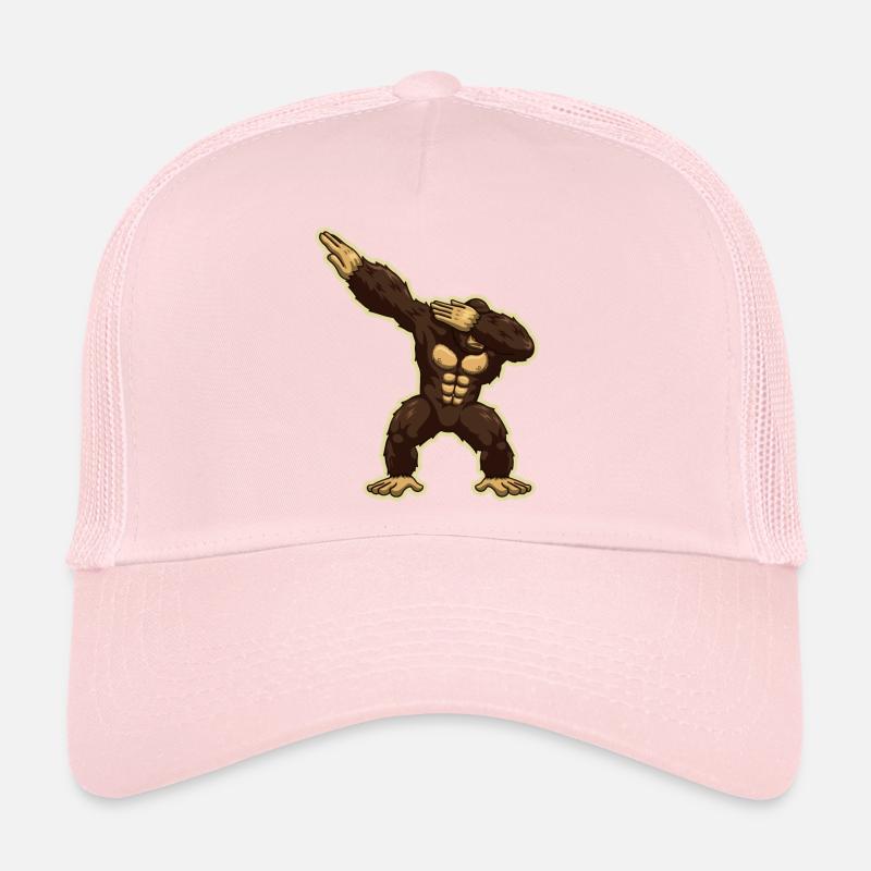Affe Schimpanse Gorilla Dabbing Affe Trucker Cap
