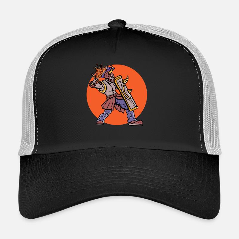 RPG Fantasy Warrior Magic Dungeon Trucker Cap
