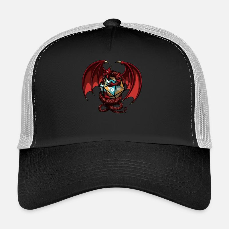 Dungeons Dragon Magic Dungeon - Trucker Cap - Schwarz/Steingrau
