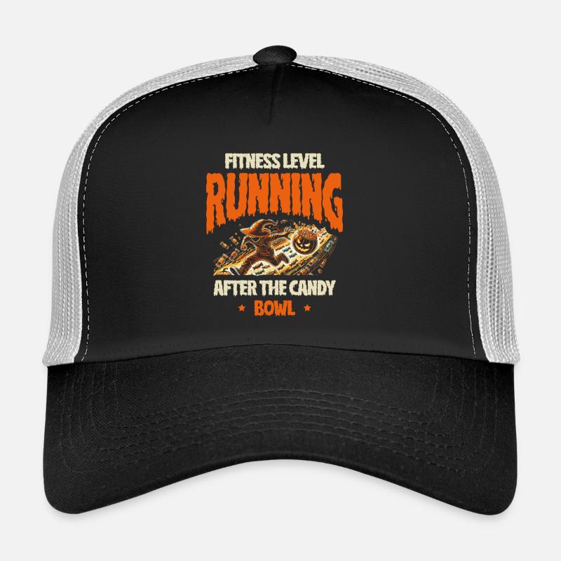 Niveau de forme physique Courir jusqu’au bol de bonbons, objectifs de forme physique Casquette trucker 