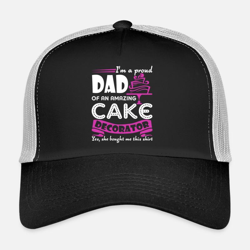 Cake Decorator Cake Decorator Dad Trucker Cap