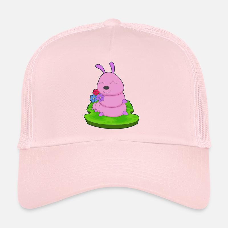 Fleurs de chenille Casquette trucker 